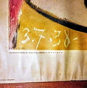 Still life with Guitar original print autographed by POBLO PICASSO lintheagraph